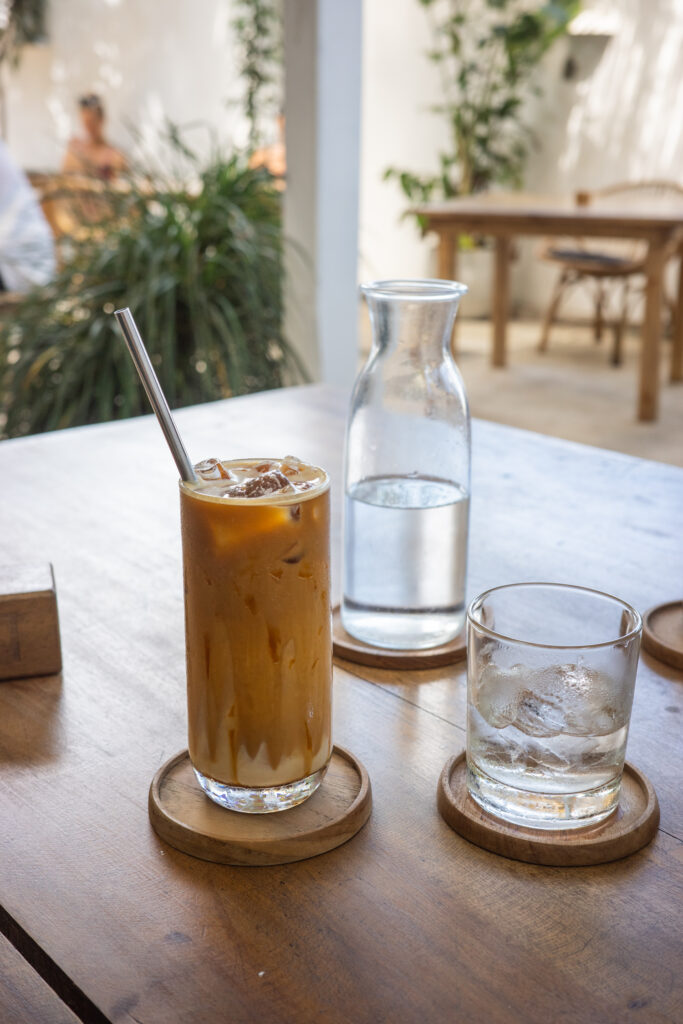 nomad iced coffee in weligama 