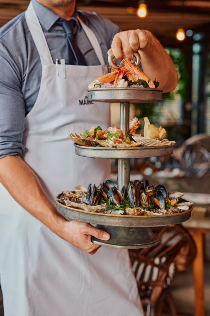 Seafood tower 